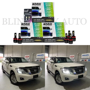 KONIK H11 H9 H11 T10 LED Headlight Fog Light Parker for Nissan Patrol Y62 S3 S4 - Picture 1 of 5
