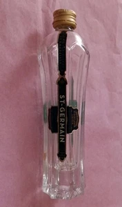 St. Germain Holunderblüten Spezial Likör geschliffen Glasflasche Frankreich 50 ml leer 6" H - Bild 1 von 6