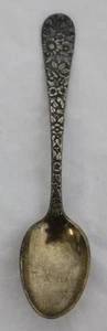 Tiffany & Co.  Patent 1884 Floral Collector Spoon 4.75" Monogramed R - Picture 1 of 11