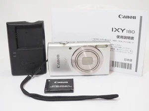 Canon IXY 180 PowerShot ELPH 180 IXUS 175 Digital Camera Silver F/S From Japan - Picture 1 of 9