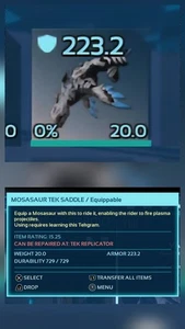 SILLA MOSA TEK 223.2 ARK ASCENDED PVE PC/XBOX/PS5 - Imagen 1 de 3