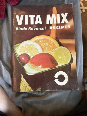 1975 Vita Mix Recipes Instructions Blade Reversal Ruth Barnard Paperback - Image 1 of 4