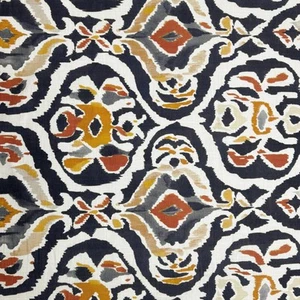 Modern Contemporary Tribal Ikat AUTUMN Drapery Upholstery Pillow Sewing Fabric - Picture 1 of 8