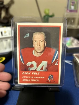 1963 Fleer Boston Patriots #  8 Dick Felt SP - Image 1 of 2