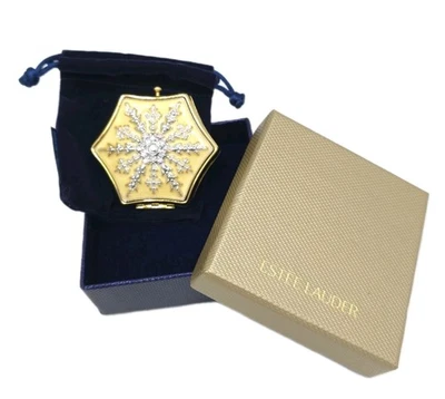 Estee Lauder Snow Fling Compact Lucidity Transparent 06 Pressed Powder New w/Box - Image 1 of 4