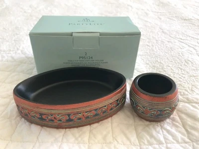 Suporte difusor de leitura de mesa luz de festa P95124 2 peças novo na caixa azul cobre artístico - Imagem 1 de 4