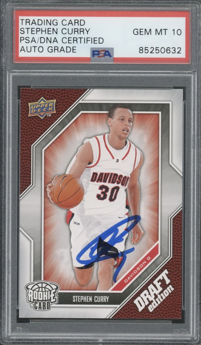 Stephen Curry Basketball Grade 10 Rookie Sports Trading Cards