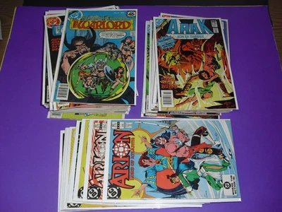 Lot of 44 The Warlord, Arak & Arion comics VG! 20 21 27 33 35 40 41 54 57 1-133 - Image 1 of 4