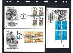 US: 1983 FDC w/ BLK of 4 Stamps FINE 62306 - Picture 1 of 1