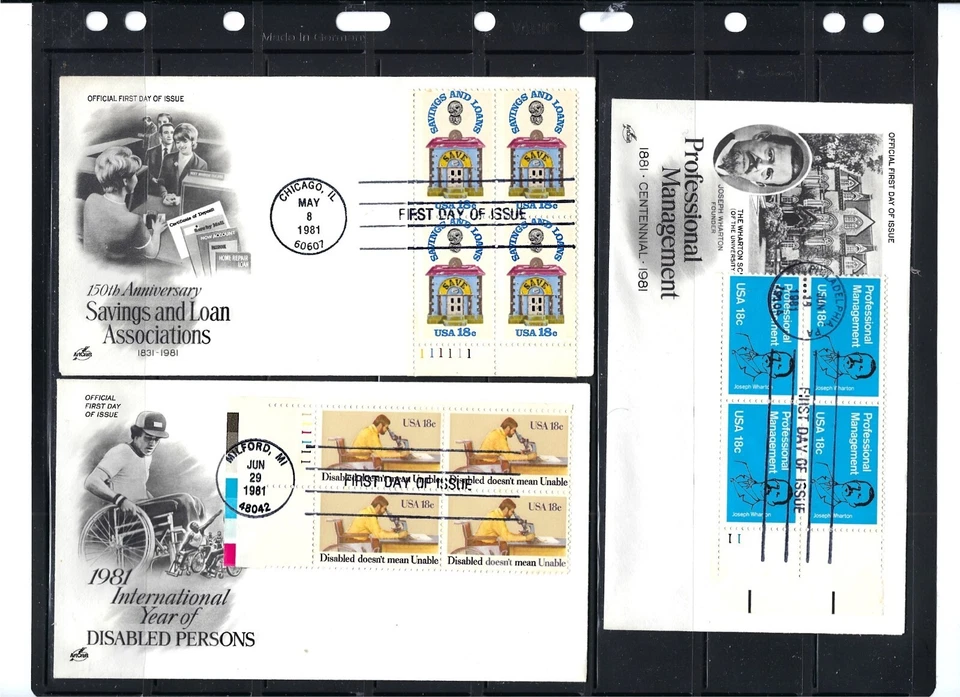 US: 1983 FDC w/ BLK of 4 Stamps FINE 62306 - Image 1 of 1