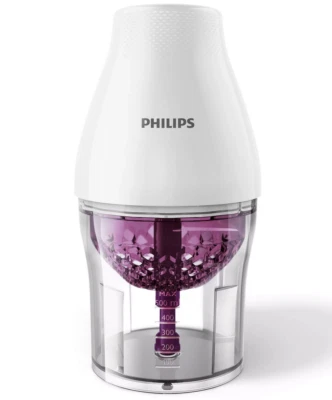 Procesador de alimentos Philips MultiChopper con tecnología Chop Drop, blanco - HR2505/56 Foto 1 de 4