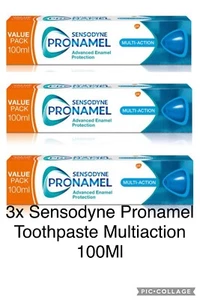 Sensodyne Pronamel Multi-Action Toothpaste - 100ml x 3 - Picture 1 of 6