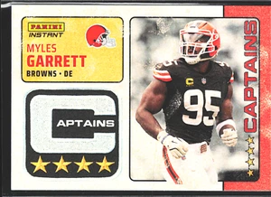 Myles Garrett Football Card 2024 Panini Captains Limited Only 351 Made! - Picture 1 of 2