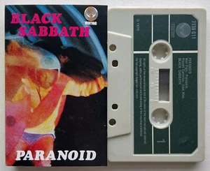 BLACK SABBATH - PARANOID (VERTIGO 7138011) EARLY 70s UK CASSETTE TAPE REISSUE - Picture 1 of 5