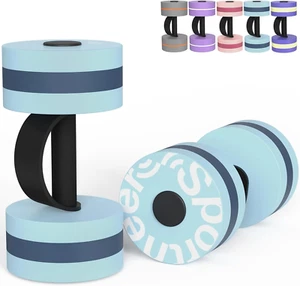 Water Weights Aquatic Exercise Dumbbells Water Dumbbell Aerobics Workouts Set of - Picture 1 of 12