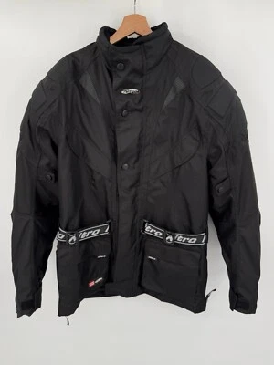 Nitro Racing 装甲纺织旅游摩托车夹克衬里大号黑色 — 第 1/4 张图片