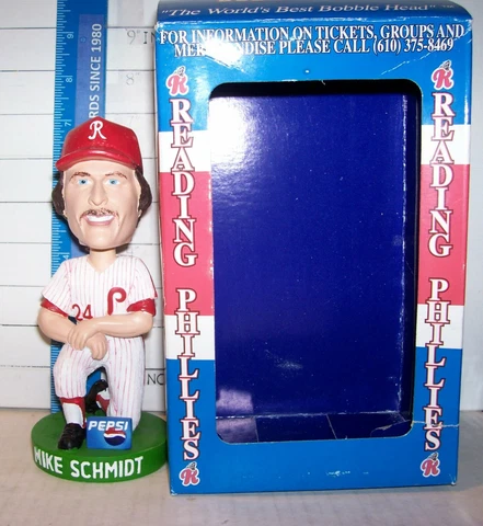 2003 MIKE SCHMIDT READING / PHILADELPHIA PHILLIES BOBBLEHEAD SGA MINT IN BOX Cover