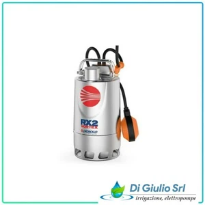 ELETTROPOMPA SOMMERGIBILE PEDROLLO RX 5 HP 1.5 V380 DA DRENAGGIO PER ACQUE CHIAR - Foto 1 di 1