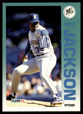 1992 Fleer #282 Mike Jackson Seattle Mariners - Image 1 of 2