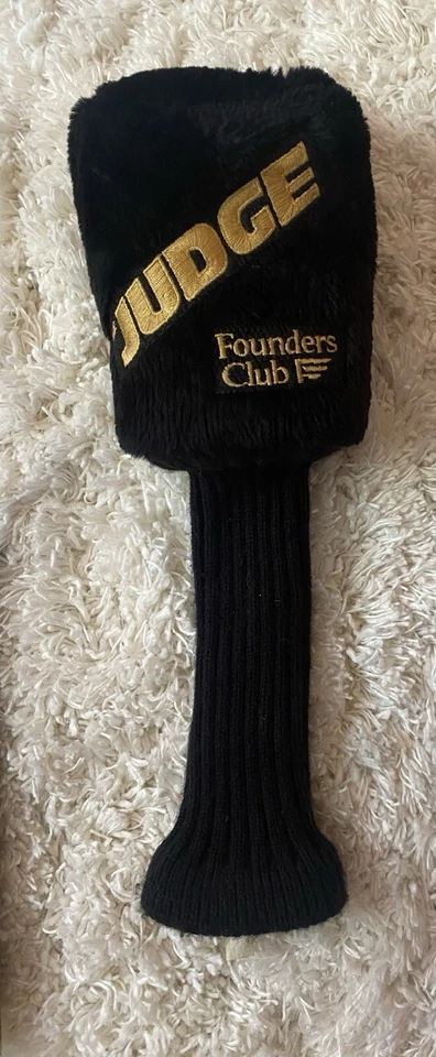 Cubierta de cabeza de palo de golf The Judge Founders Club de colección Titanium Driver 7 Foto 1 de 3