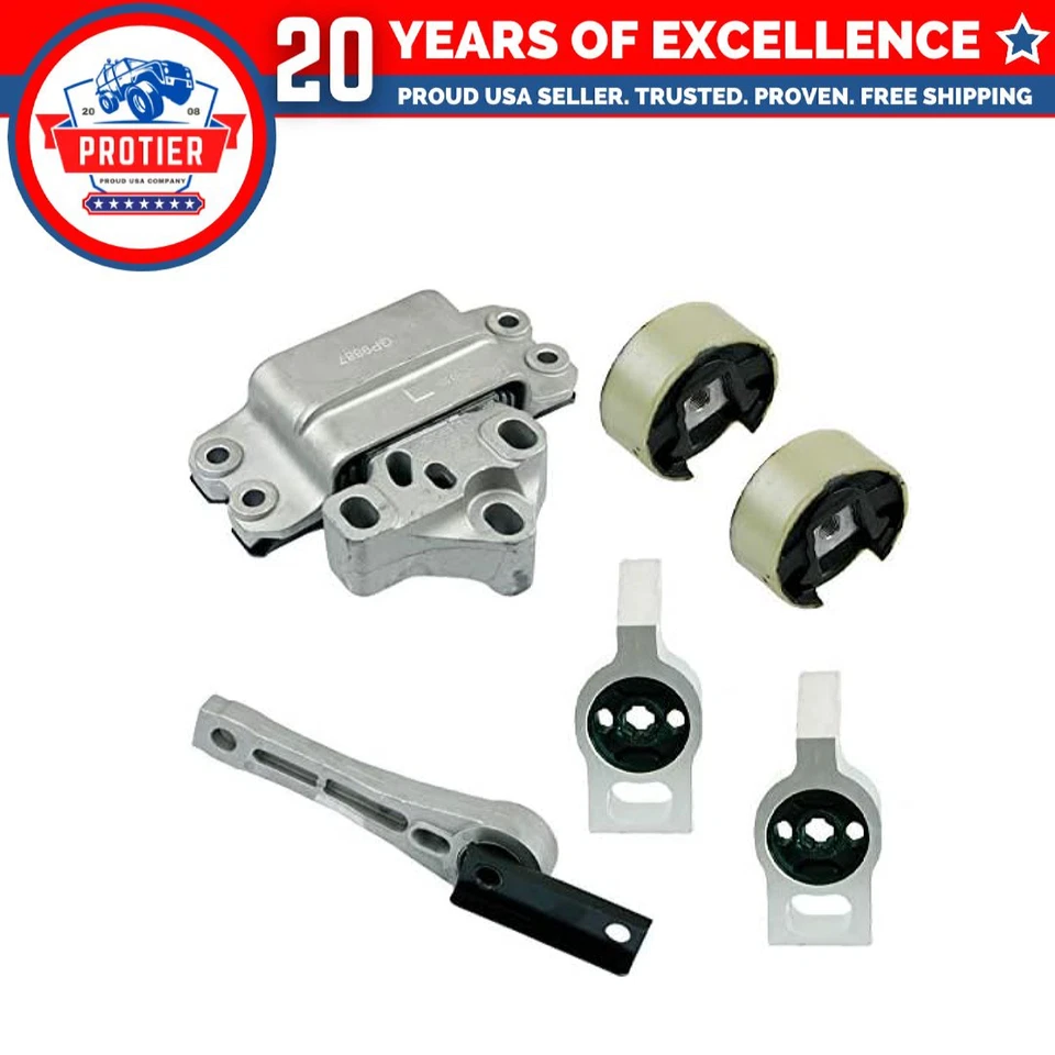 Fits 2009-2016 Volkswagen Tiguan 2.0L MANUAL Engine Motor & Transmission Mount - Image 1 of 2