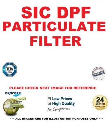SiC DPF SOOT PARTICULATE FILTER for VW TOUAREG 3.0 V6 TDI 2010-2018 - Image 1 of 4