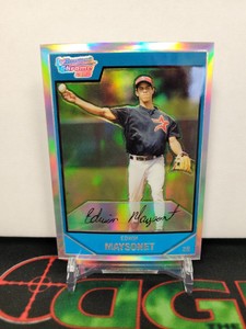 2007 Bowman Chrome Edwin Maysonet 168/500 Refractor #BC33 Houston Astros 