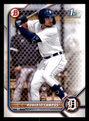 2022 Bowman Prospects #BP14 Roberto Campos - Image 1 of 2