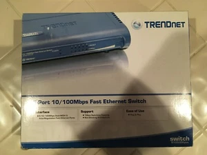 TRENDnet 5-port 10/100Mbps Fast Ethernet Switch, Model TE100-S5Pplus - Picture 1 of 7