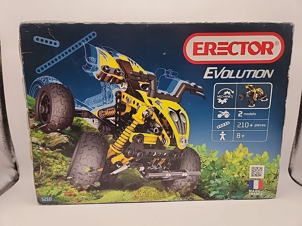 MECCANO ERECTOR SET, ATV AND 3 WHEELER, MILD DAMAGE TO BOX, ORIGINAL PACKAGE. - Image 1 of 3