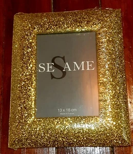 RAHMEN*GLITZER*GOLD*GOLD*LUXUS*DEKO*RAHMEN*FOTO*POP*GOLD*KUNST*ZEITGENÖSSISCH*DESIGN - Bild 1 von 7