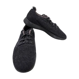 Zapatos para correr Allbirds The Wool Runners negros con cordones para hombre talla 12 EE. UU. - Imagen 1 de 12