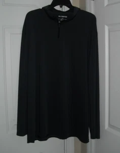 Reel Essentials, 1/4 Zip Pull Over, Größe 2XL, Langarm schwarz - Bild 1 von 5