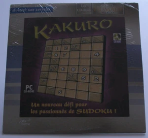 KAKURO variation de SUDOKU JEU PC CD ROM NEUF SCELLÉ Emme 2008 - Photo 1/2