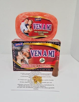 ARTESANIA PERU JABON VEN A MI CON FEROMONAS / SOAP COME TO ME ATRAE A TU SER AMADO ATRAYENTE