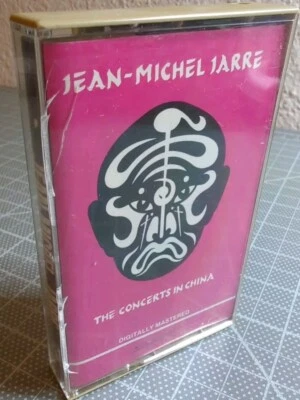 JEAN-MICHEL JARRE – THE CONCERTS IN CHINA  - AUDIO CASSETTE ALBUM - 1982 Pink  Foto 1 de 4