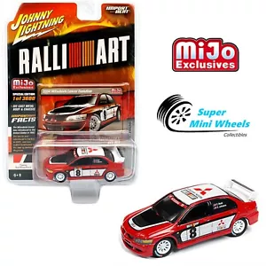 Johnny Lightning Import Heat 2004 Mitsubishi Lancer Evolution (Red) RALLI ART - Picture 1 of 2