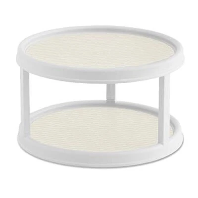 Copco Non-Skid 2 Tier Turntable, 12 inch, Cream - Image 1 of 4