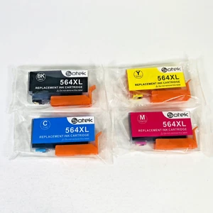 Sotek 4PK New 564XL Ink Cartridge HP Photosmart Magenta Cyan Black Yellow Sealed - Picture 1 of 8
