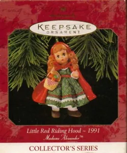 Hallmark Keepsake Ornament Madame Alexander Little Red Riding Hood~1991 NIB 1997 - Picture 1 of 1