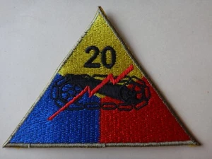 US Army 20th ARMORED Division Patch - Picture 1 of 3