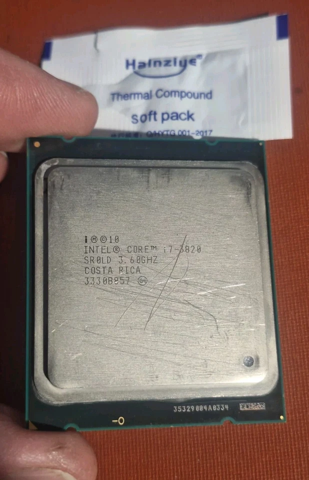 CPU 2011 V3 CORE i7-3820 3.6 GHZ SR0LD X4 SOCKET i7 PROCESSORE LGA R GAMING - Immagine 1 di 1