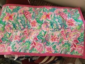 RARE NEW Pottery Barn Lilly Pulitzer Jungle KING Quilted Sham Hawaiian Tropical