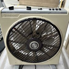 HITACHI 3 Speed 14" Portable Fan Rotating Grille Off White BF-63EA