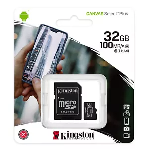 Kingston 32GB Micro SD Speicherkarte für Samsung Galaxy Note S4 S 4 S3 S 3 MINI - Bild 1 von 3