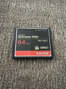 SanDisk 64GB Extreme PRO 160MB/S CompactFlash CF Memory Card UDMA 7 - Picture 1 of 2