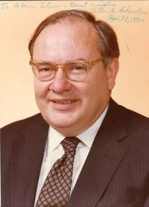 A. L. Schawlow (+1999) Autogramm Nobelpreis PH 1981, signed Photo - Bild 1 von 1