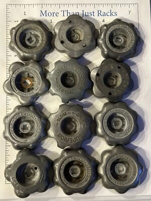 Lote de 12 perillas de grifo de manija de válvula de aluminio vintage Foto 1 de 2