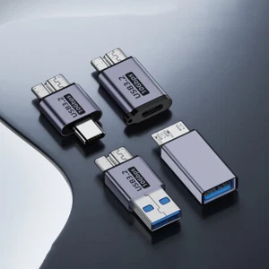 USB A/C Micro B 3.0 Adaptateur 10Gbps Super Speed Data Sync Converter Adaptateur - Photo 1/15