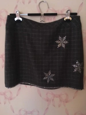 Винтажная кашемировая юбка-снежинка Martin Kidman как новая - Изображение 1 из 4